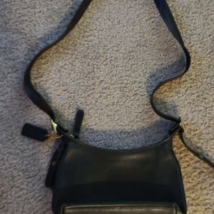 Coach cute black crossbows bag